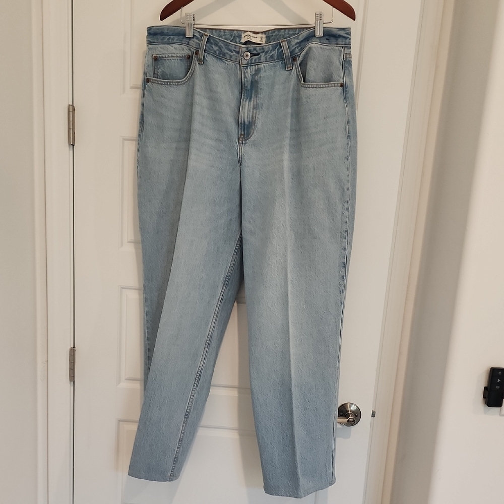 Abercrombie & Fitch Sky Blue Straight Leg Jeans